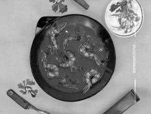 Chilli prawns gravy