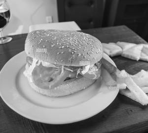 Plain burger