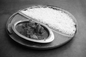 Mutton Curry with Rice