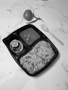 Veg Fried Rice + Chole Masala