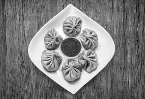 Chicken Momos Fried ( 6 no) 