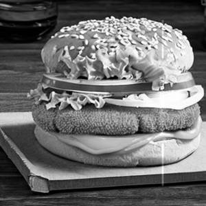 Peri Peri Paneer Cheese Burger Mael