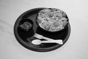 Veg Manchurian Fried Noodles