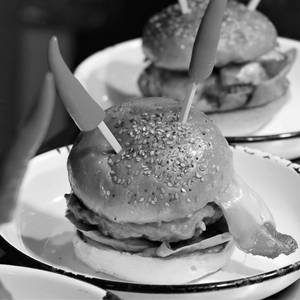 Spicy Veg Chilli Lava Burger
