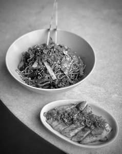 Chicken Yakisoba Noodles