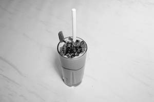 Thick Cold Coffee With Chocolate Crush