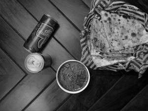 Mutton Keema Naan With Gravy