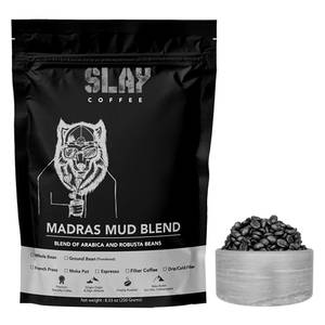 Slay Coffee Madras Mud 100% Pure South Indian Filter Blend - Beans