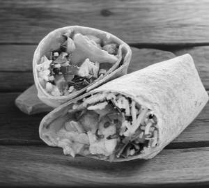 Hot and spicy chicken wraps