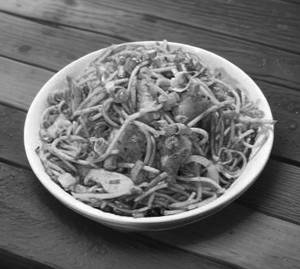 Chicken Black Bean Noodles