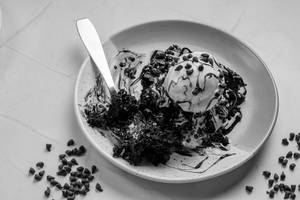 Icecream Melted Brownie