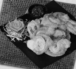 Prawns Tung Tong Fried
