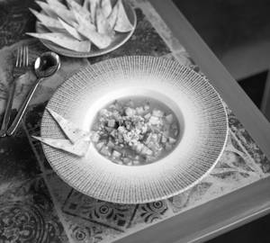 Vegetable and barley soup