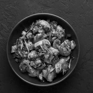 Mushroom Manchurian Semi Gravy