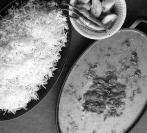 Dal Kolpuri With Steamed Rice