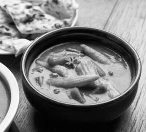 Babycorn Kolapuri with Two Roti