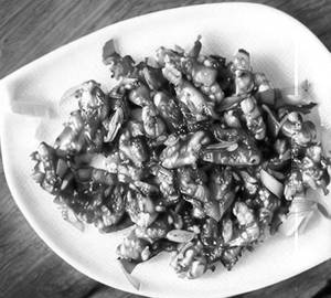Crispy chilli corn