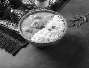 Tangy Kadhi Rice Bowl