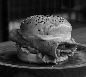 Ham Bacon Cheese Burger