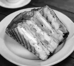 Special Egg Sandwich With Juice