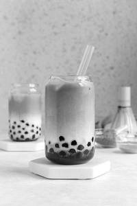 Green Tea Matcha Boba- Hot