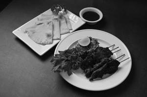 Grilled Lamb Souvlaki