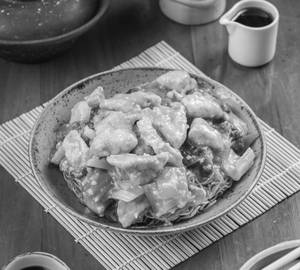 Chicken Pan Fried Noodles