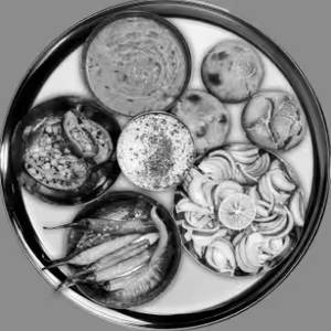 Bafla Bati (4-Pcs) With Dal