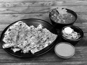 Veg Curry Roti Dal Combo Thali ( Make Your Own )