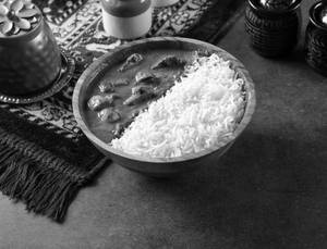 Palak Mushroom Rice Bowl