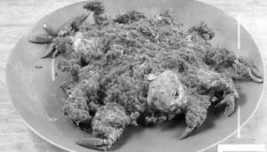 Crab ghee roast