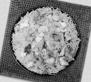 Mushroom Fried Rice Chicken