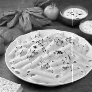 Cheesy comfort white sauce pasta