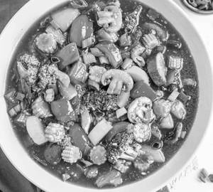 Exotic Vegetable In Pepper Garlic Sauce