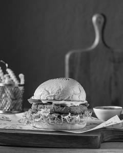 Crispy Aloo Cheese Burger
