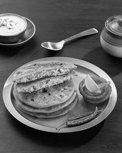 Onion Cheese Paratha
