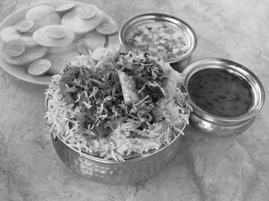 Mutton Dum (4 Pcs) Biryani