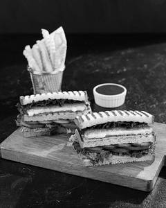 Molten Cheese Club Sandwich
