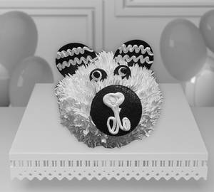 Panda vanilla cake (500g)
