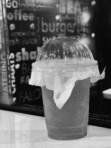 Blue mint soda