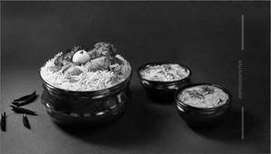 Chicken Dum Biryani Plate