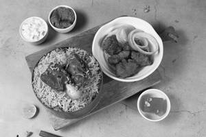 Mutton Tin Biryani (serves 1 Person)