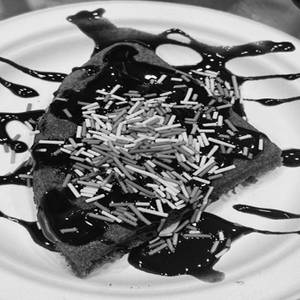2 Pcs Dark Chocolate Millet Waffle[mc] 2 Pcs