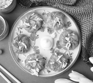 Paneer corn steam momo (6 pcs)
