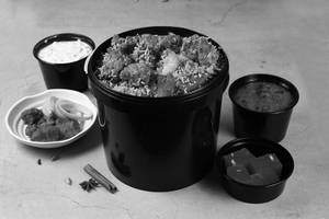 Mutton Bucket Biryani (serves 4-5 Persons)