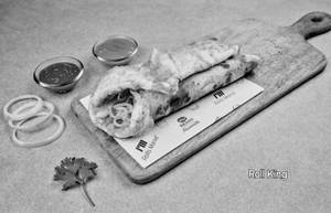 Double egg omelette roll