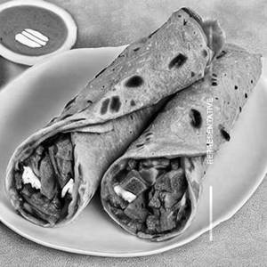 Veg Shami Masala Paratha Roll