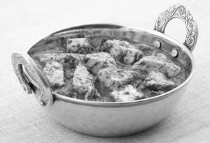 Jain Palak Paneer