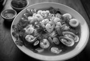Mongolian Spanish Noodle Soup Mix Seafood
