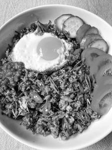Fish Nasi Goreng Indonesian Fried Rice